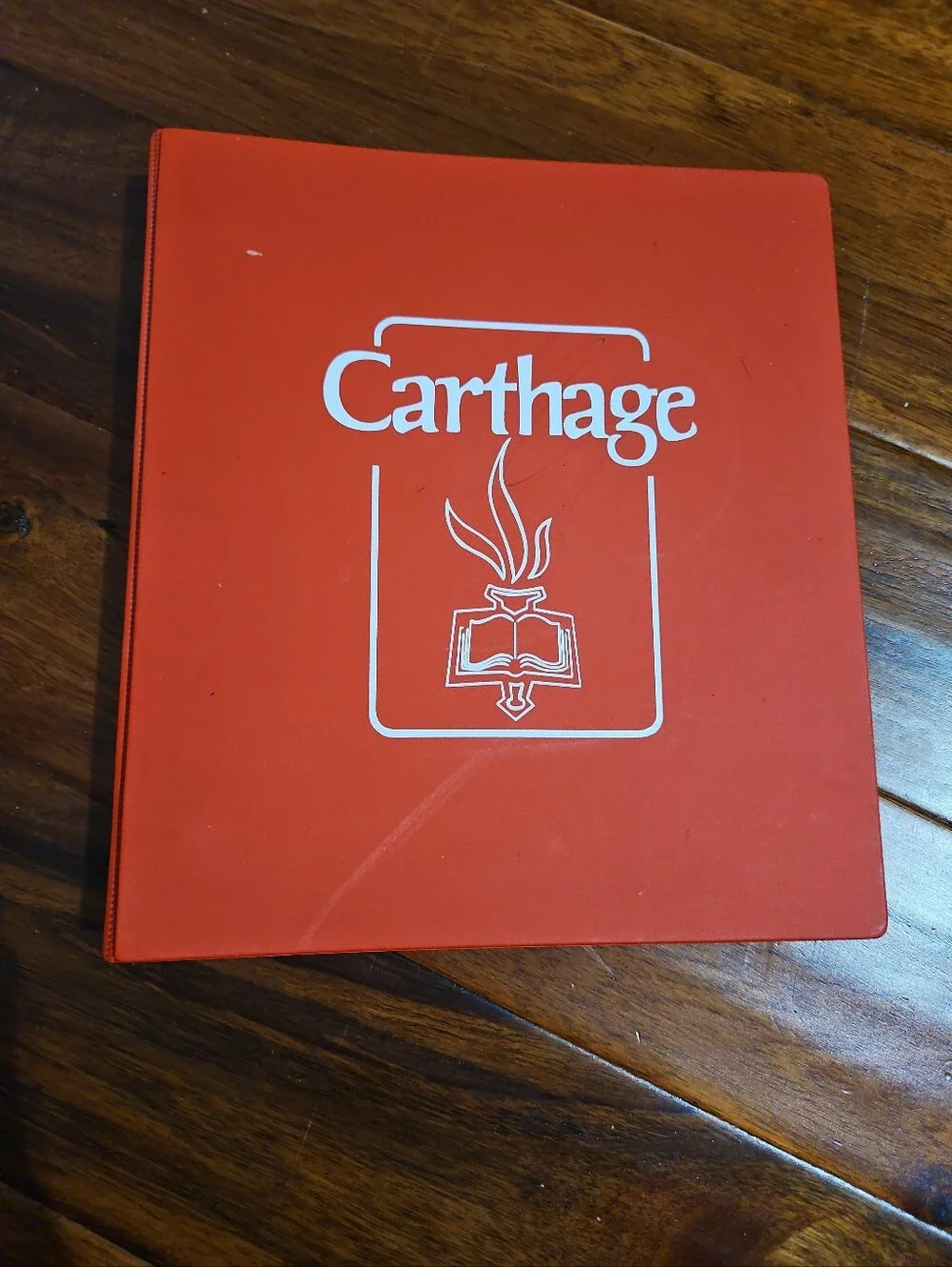 Vintage Carthage Logo Binder